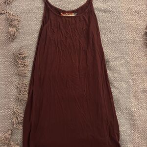 Cupio Burgundy Dress